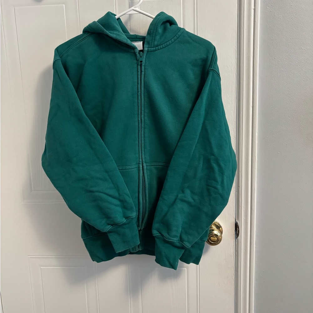 Aritzia Cozy Fleece Boyfriend Fit zip-up